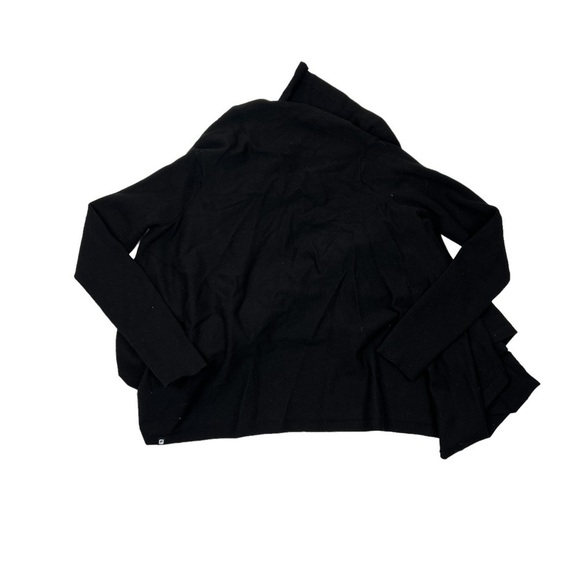 Fabletics Black Long Sleeve Savanna Wrap Shrug Combo Sweater - Picture 5 of 5